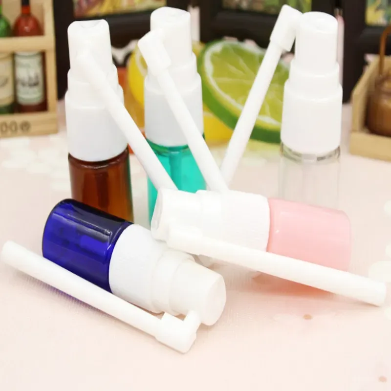 5ml Empty Plastic Nasal Spray Bottles Pump Sprayer Mist Nose Spray Refillable Bottle tube