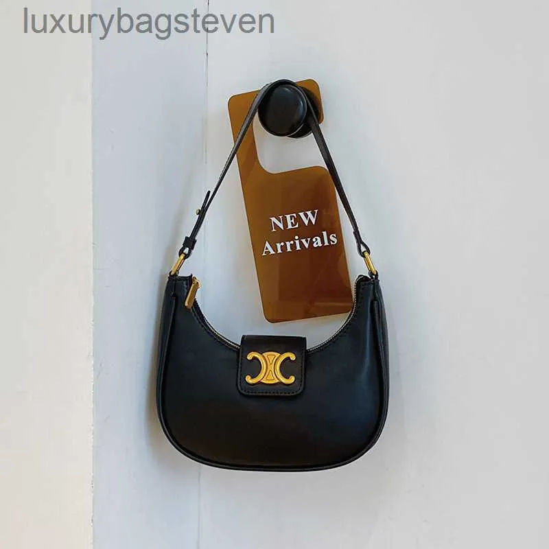 أكياس مصممة العلامة التجارية من الدرجة العلوية Cellin French Texture Light Luxury Womens Bag العصرية الأزياء البسيطة الكتف الإبط حقيبة Crossbody مع الشعار الأصلي