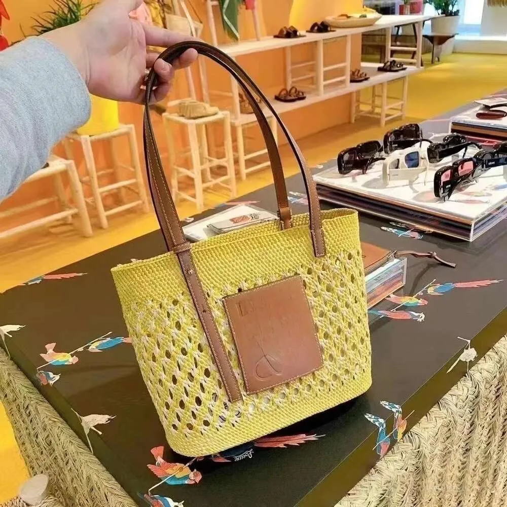 Luxury Anagram Straw Bag Fashion Tote Bag Designer Bag Square Basket Beach Bag Wallet Handbag Chains Can Be Diagonal Span or Double Chain Shoulder Crossbody Bag 228