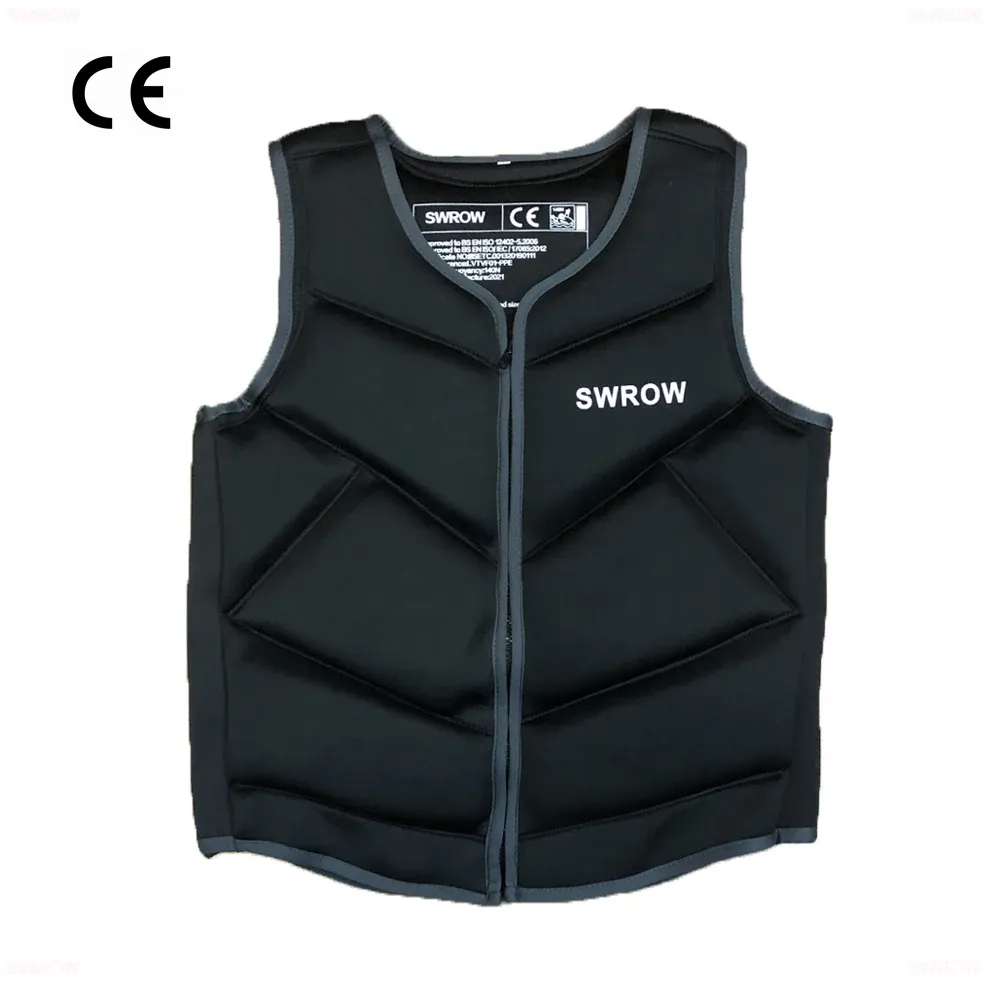 Accessoires Swrow Veton de sauvetage gilet de pêche sports en eau kayak de natation Veste de sauvetage adulte pour adulte