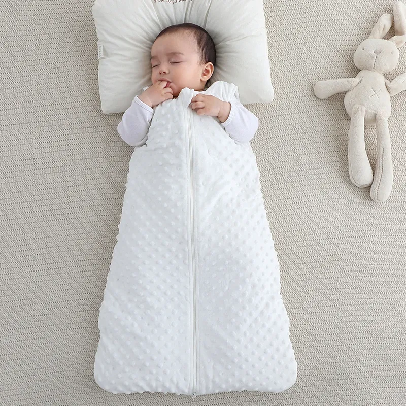 Sets Neugeborene Schlafsäcke Herbst- und Winterbettwäsche für Neugeborene weiche Umschlag Babys Wickle Decken Neugeborene Schlafsack 09 Monate