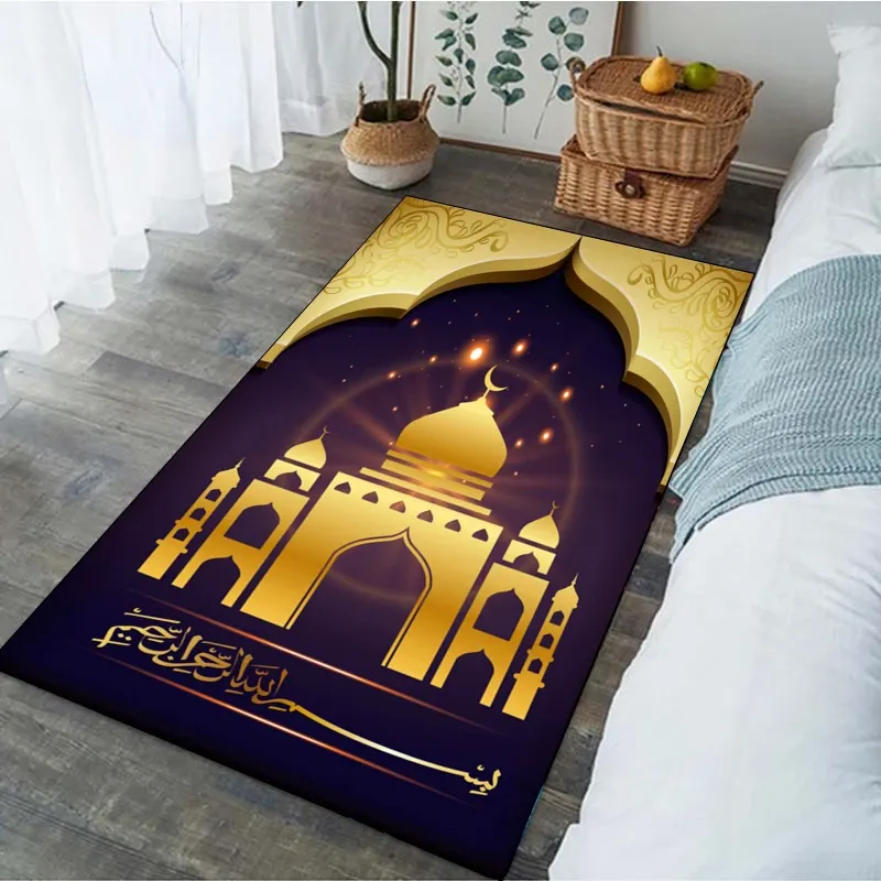 Vêtements Tapis religieux tapis de prière turc Ramadan Ramadan Prayer pour la femme personnaliser la prière tapis musulman tapis Islam Croyeuse religieuse