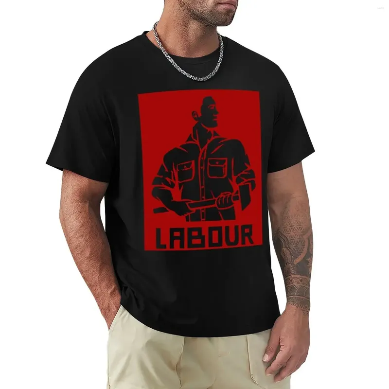 Herrpolos arbetsrörelse t-shirt hippie kläder för en pojkes tullsvett män