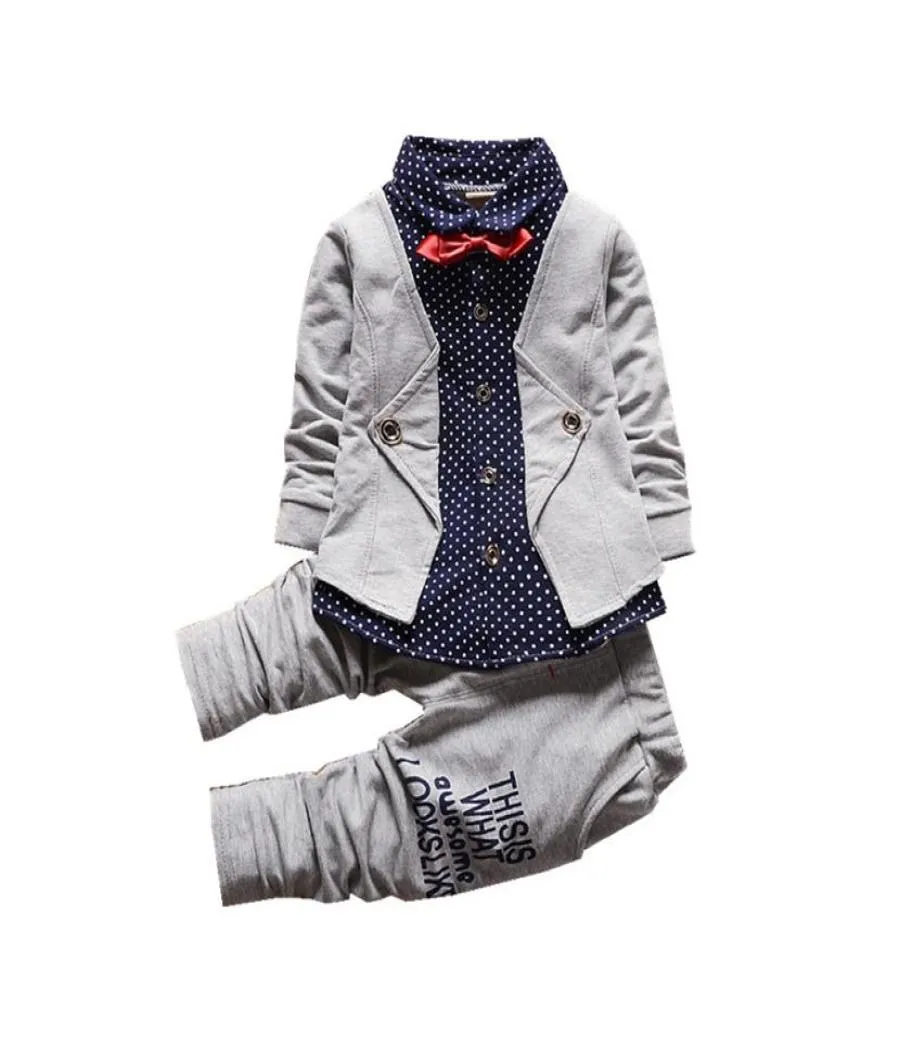 Kids Fashion Brand Clothes Baby Cotton Full Sleeve Tshirts And Pants Toddler Tracksuit Autumn Children Boy Girl Clothing Sets LJ23013646