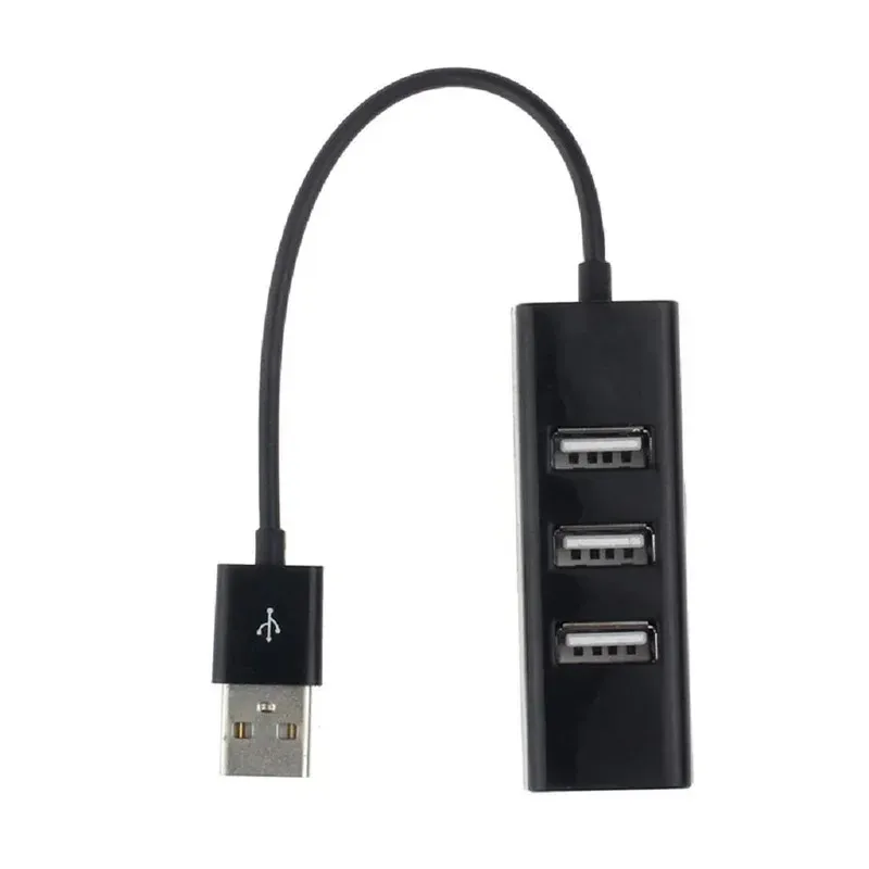 2024 Usb Hub3port Expander Adaptador USB2.0 Hub Multi USB Splitter 2.0 Múltiplo USB2.0 USB-HUB LEITOR DE CARD