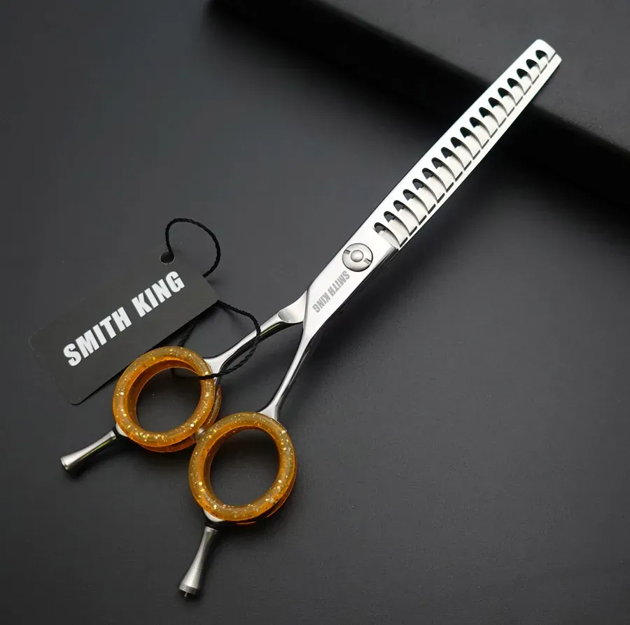 Shears Smith King King Hair Dressing Ciseaux / Pet Thering Shears 6,5 pouces Finners, Chunkers