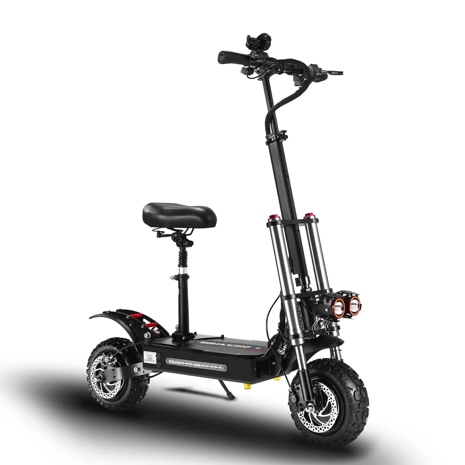 Electric Scooter 5400W Dual 2700W Motor, off-road 85 kmh topphastighet !!!