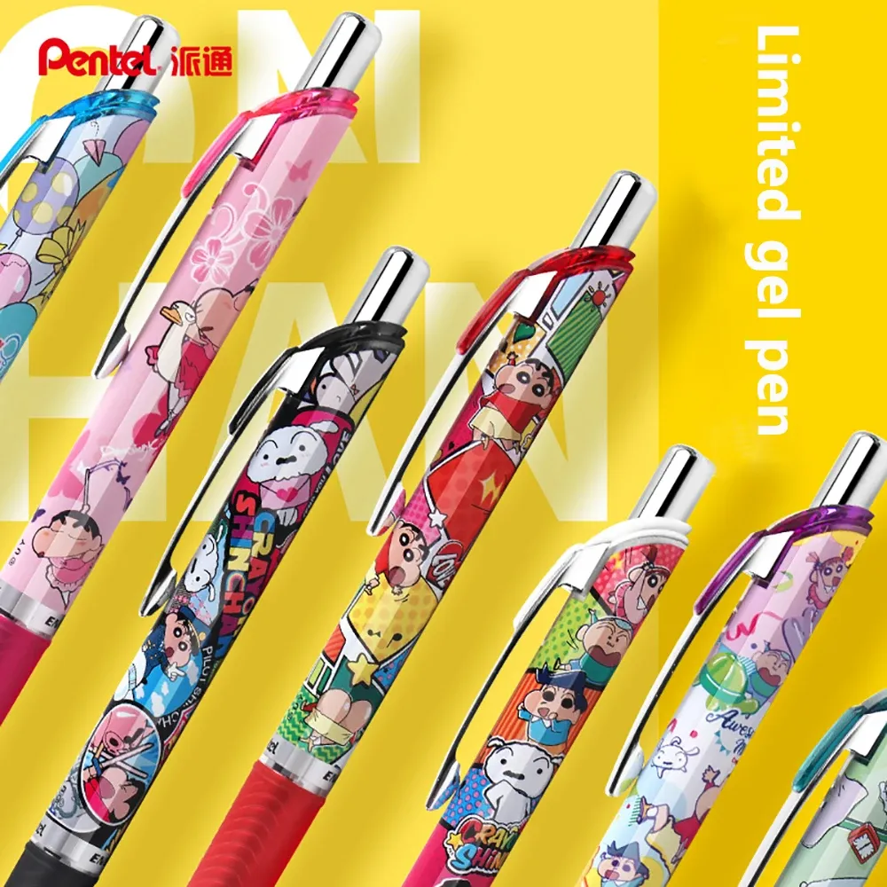 Pens Japan Pentel BLN75 Limited Gel Pen Student Exam Student Special 0.5 Quick-Strying Press Pen pour écrire en douceur sans bloquer l'encre