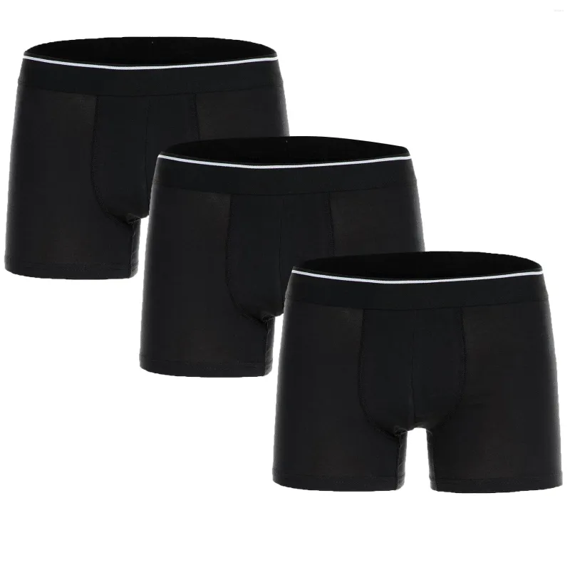 Sous-pants Buratti Sport 3 Pack Boxer Mens Men de sous-vêtements Coton Male Soft Men's Breathable CF19N930002