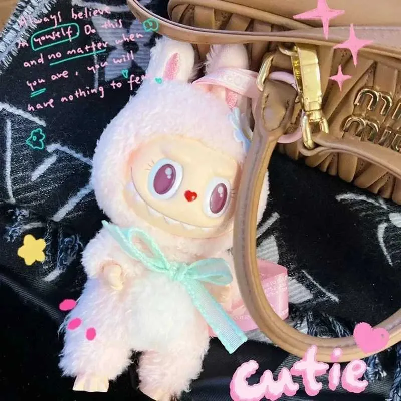 LABUBU ビッグ スイートMOKOKO Pink Labubu Mokoko Doll - Limited Edition Spring Flower