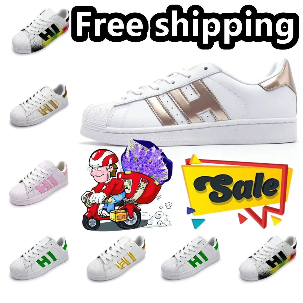 Scarpe da design scarpe da corsa da corsa uomini uomini donne pattinate pattinate triplo bianco oreo laser laser dorato da jogging da jogging sport spedizione gratuita