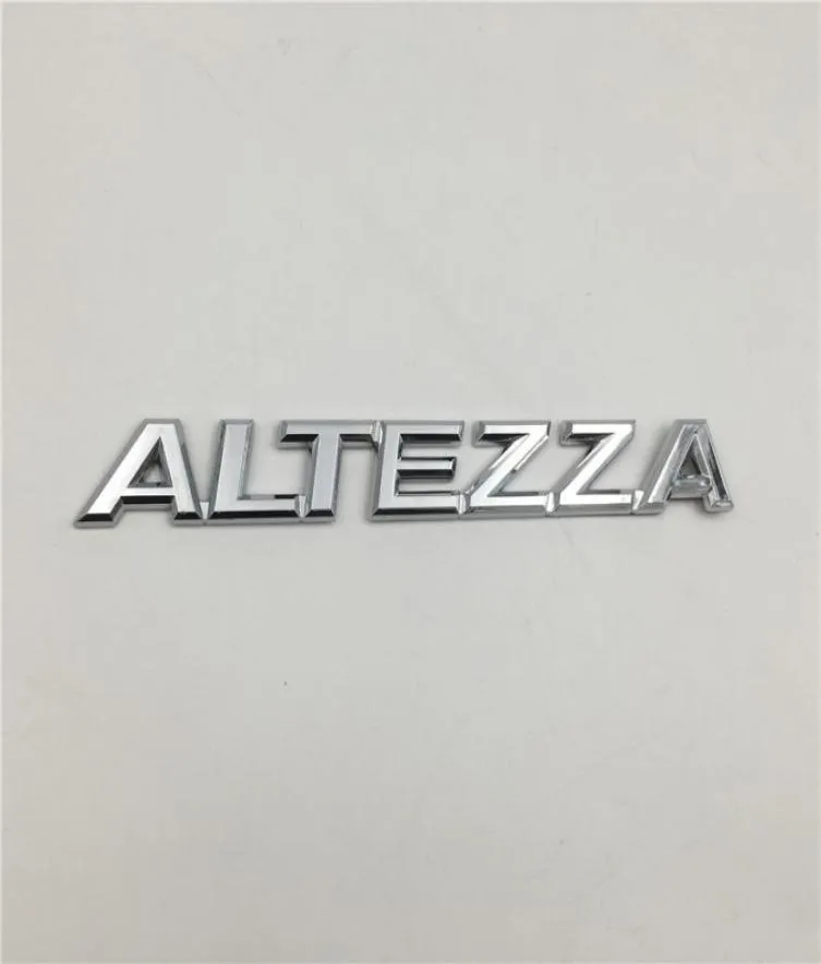 For Altezza Emblem Rear Boot Trunk Logo Badge Chrome Letters Stickers8297921