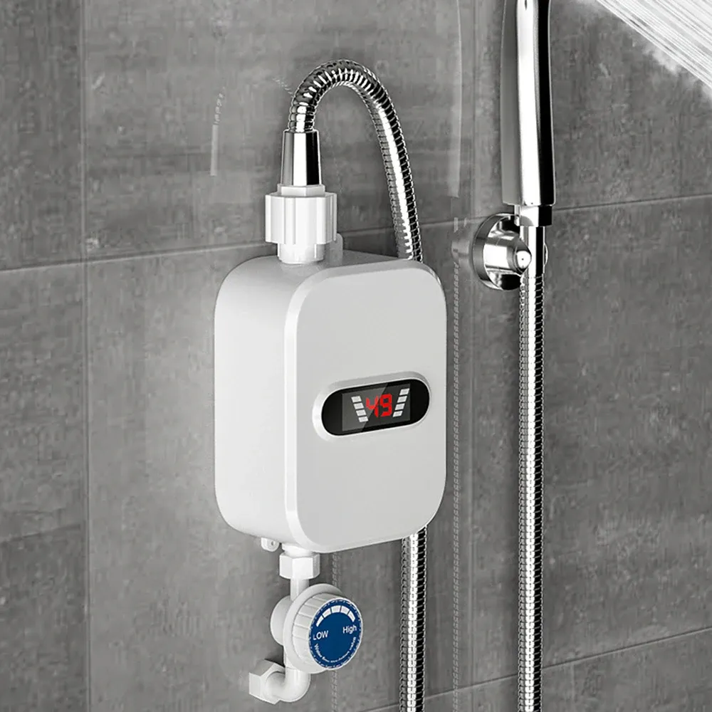 Oyajia 3500W 110V Tankless Electric Water Heater – Instant Hot Water For Kitchen Or Shower