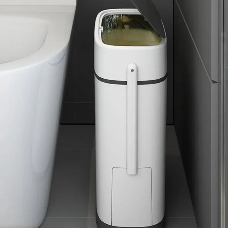 Smart Müll kann für Badezimmerabfälle ein wichtiger Müllbeutelhalter in der Küche mit Bürstentoilette 12L14L 240408