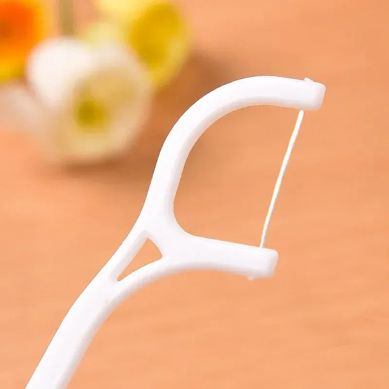 100 Stcs/Los Hindaable Dental Flosser Interdental Pinsel Zähnestäbchen Zahnstocher Zahnseide Pick orale Zahnfleischzähne Reinigungspflege