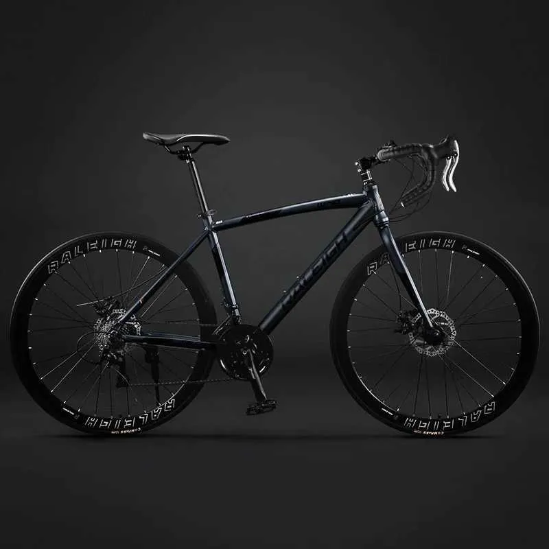 24-Speed RALEIGH Mountain Road Bike, Aluminum Alloy Frame, Disc