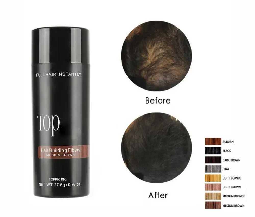 Fibre di fili per capelli shampoocondizionatore Regrewth polveri applicatore cheratina per la crescita della crescita dei capelli Prodotti di crescita dell'attaccatura da uomo Serie di perdita di capelli