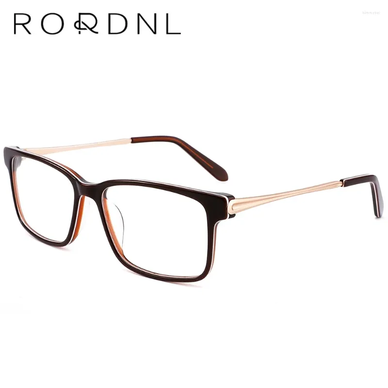 Lunettes de soleil Frames en gros de lunettes optiques Cadre carré pour les hommes de marque en vrac pour lunettes de mode Myopie masculine