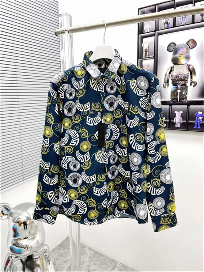 Diseñadores Camisas de vestir para hombres Camisas de manga larga Marca informal Marcas Hombres Botones Spring Up Chemises de Marque Pour Hommes Tamaño asiático: M-3xl T1