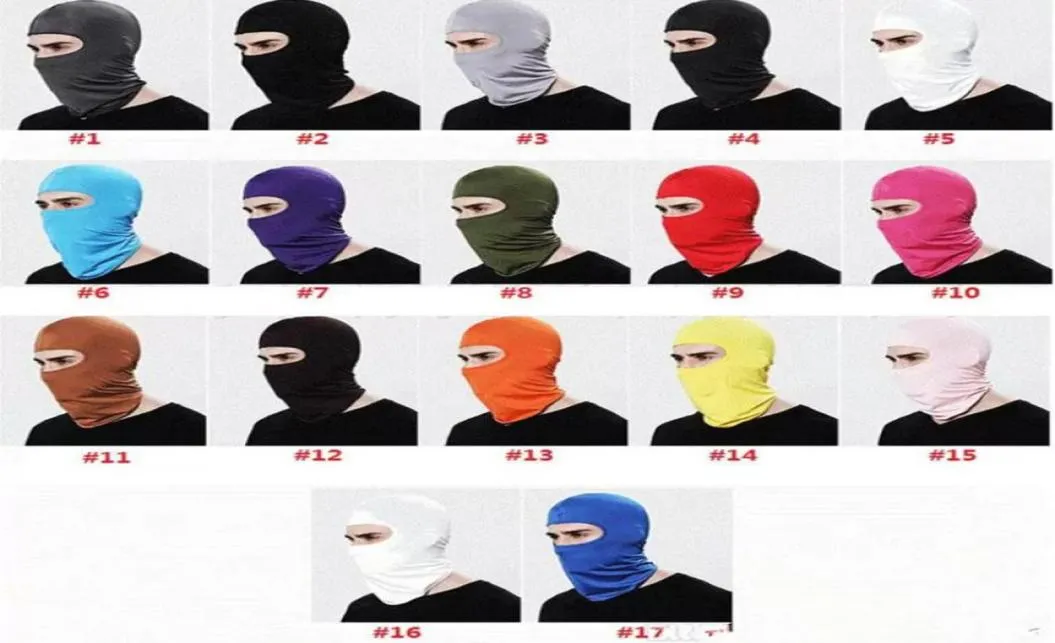 DHL Outdoor Balaclavas Sporthals Face Mask Ski Snowboard Wind Cap Politie Fietsen Balaclavas Motorfiets Face Masks527305333