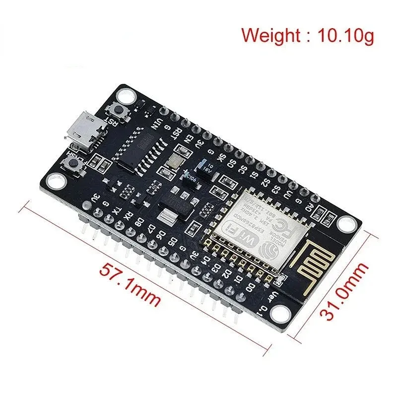 Modulo wireless Nodemcu V3 CH340 LUA WiFi Internet of Things Development Board ESP8266 con antenna PCB e porta USB Arduino