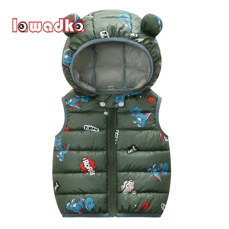 Schichten Baby Mädchen Winter Kleidung Cartoon warmes Kinderweste Weste ärmelloses Baby -Jungen Kleidung Fashion Kinder Kleidung 2020 Neu