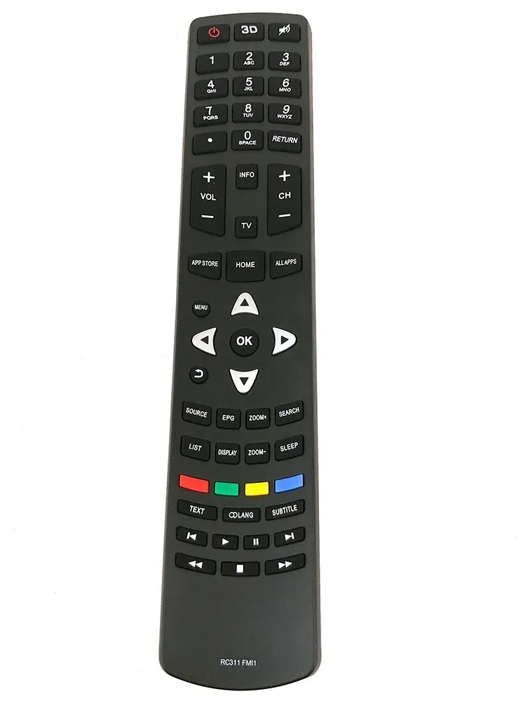 Kontrollera ny original RC311 FMI1 för TCL 3D SMART LED LCD -TV Remote Control Fernbedienung