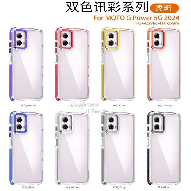 Moto G 5G POWER 5G 2024 Play Moto G Stylus Case, Clear Transparent