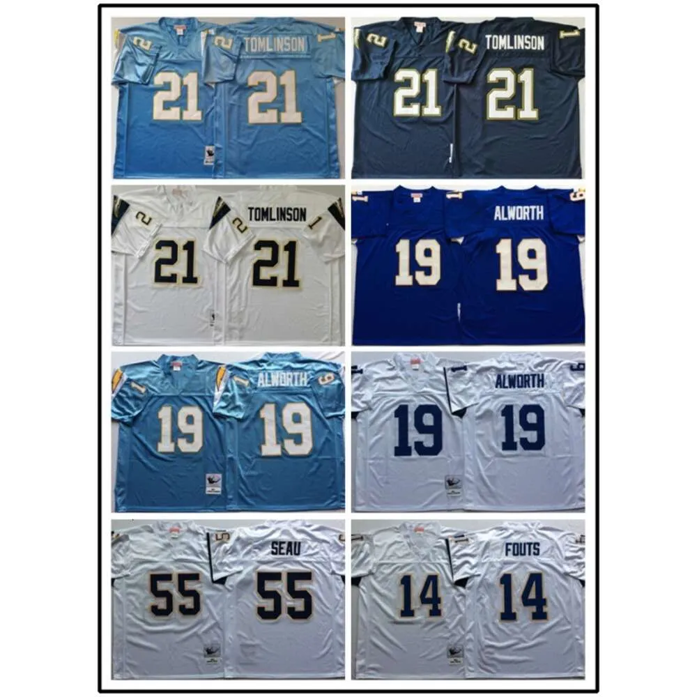 Jerseys de football Lightning Jersey de football légendaire brodé 14 # 55 T-shirt sportif de jersey masculin et féminin