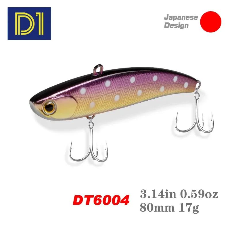 Accessoires D1 3PCS Best Vib Vist Lures Hard Aas Artificial Sinking Mute Winter Ice Fishing Vibration Aas voor bas Pike DT6004