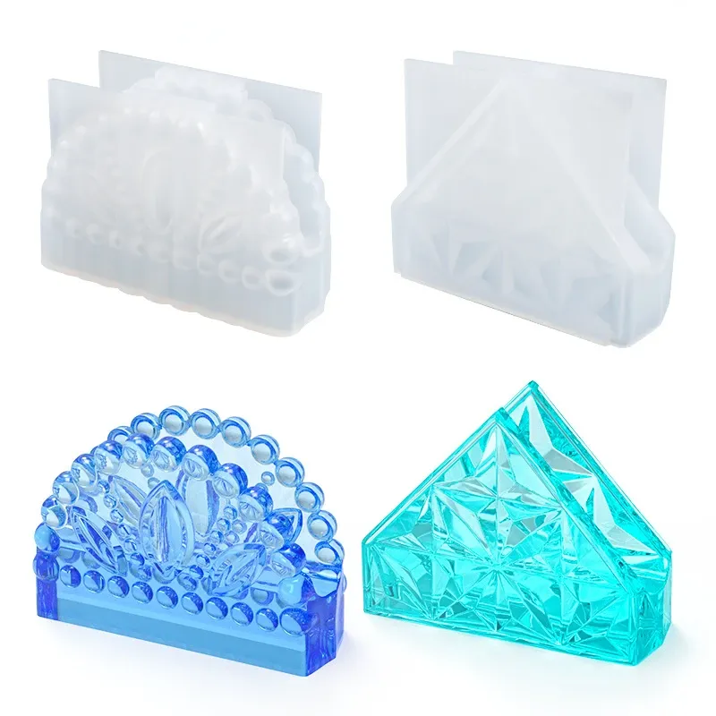 Equipments DIY Epoxy Resin Mold Card Instructions Tissue Storage Box Silicone Mold Jewelry Mold