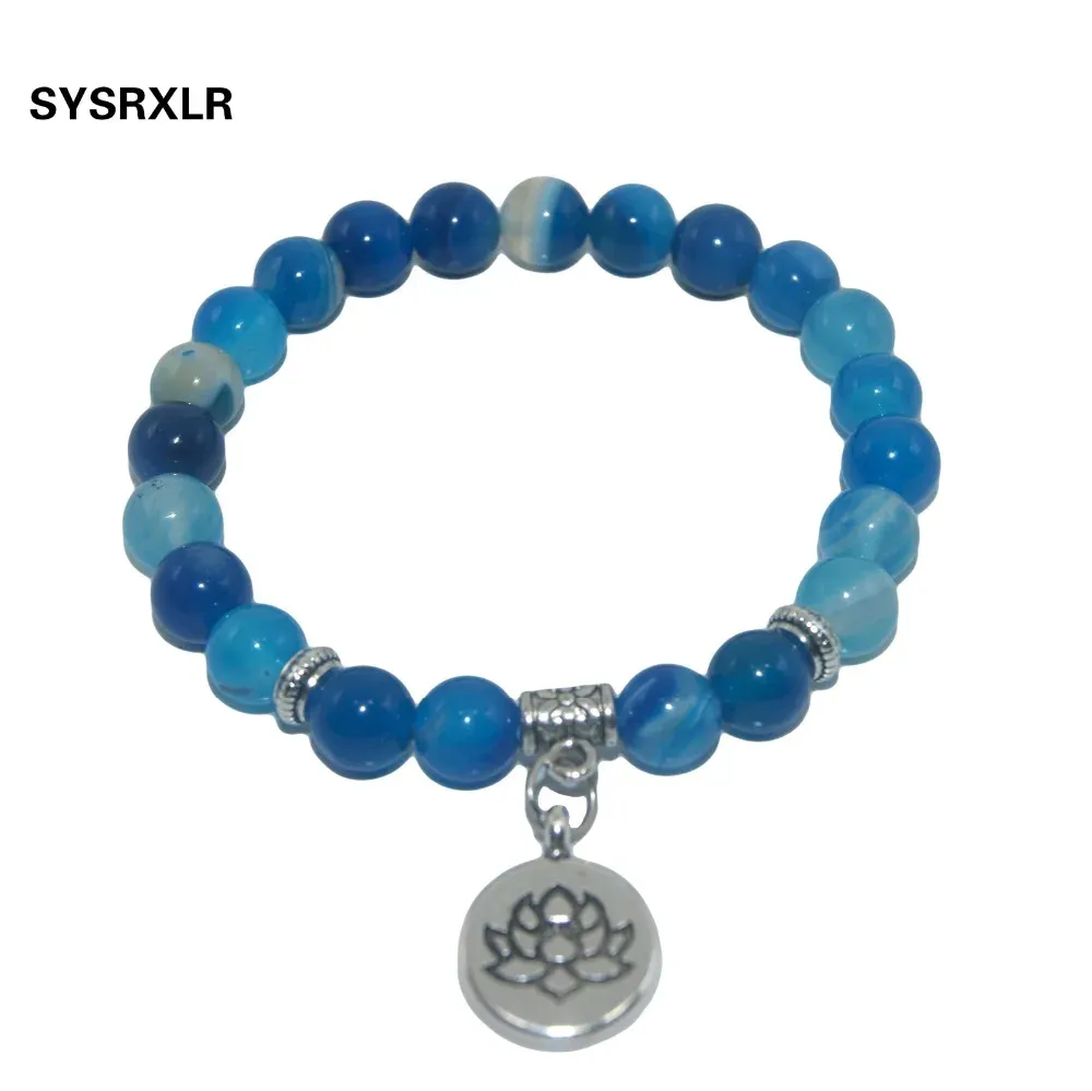 Strands Kamień Naturalny Lotus Buddha Porki Ametysts Agates Lapis Lazuli Tiger Ey