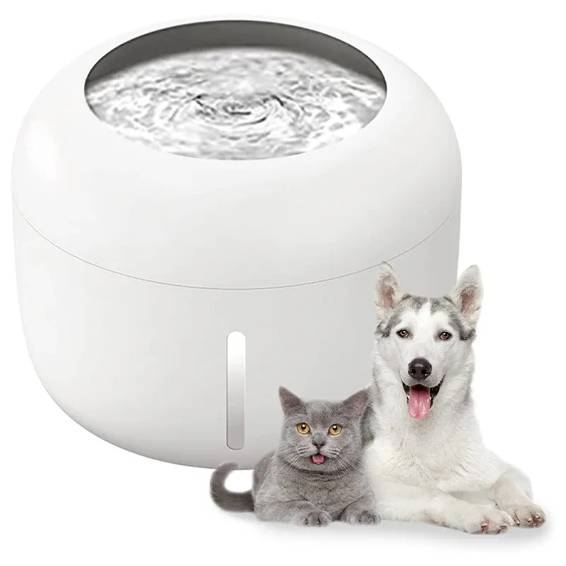 Purifiers 2.5L Cat Water Fountain Automatic Mute Drinker Water Bowl Feeder Electric USB PET Dispenser för katthundar med 1 filterlåda