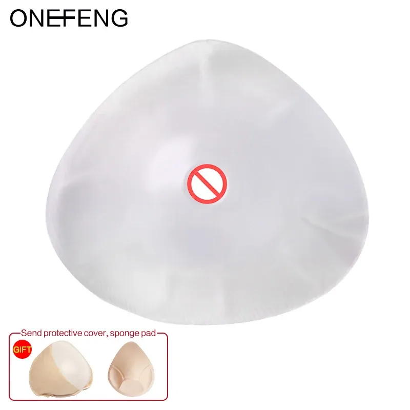 Enhancer Onefeng Triangular Shape 1501000g/pc Silicone Breast Form Woman Fake Boob Artificial Breast Prosthesis Tits for Mastectomy