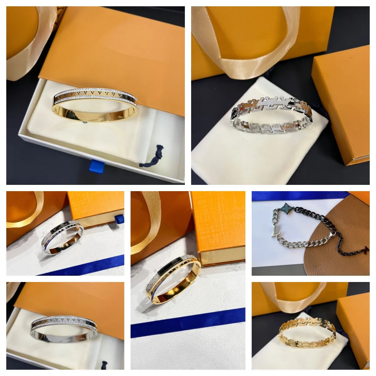 New Designer earrings Womens bracelet designer Gold Bracelet for Women Luxury L letter Flower Bracelet Womens Jewelry Gifts