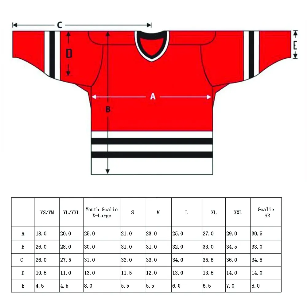 Size Chart IN