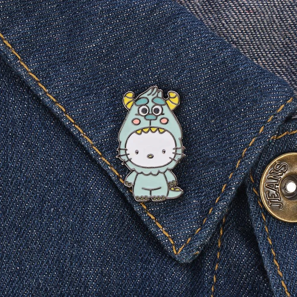 Baby Cow Brooch Flit Snime Movies Games Hard Finamel Pins جمع