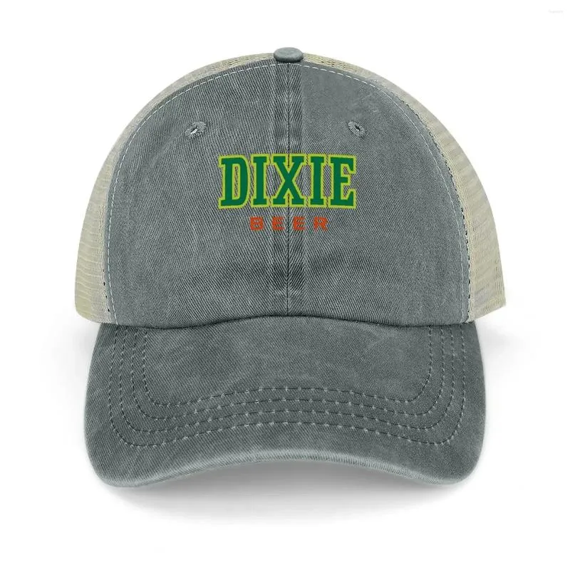 Top Caps Dixie Beer Klasik Kovboy Şapka Güneş Koruyucu Kabarık Kapak Kadın Erkek Erkekler