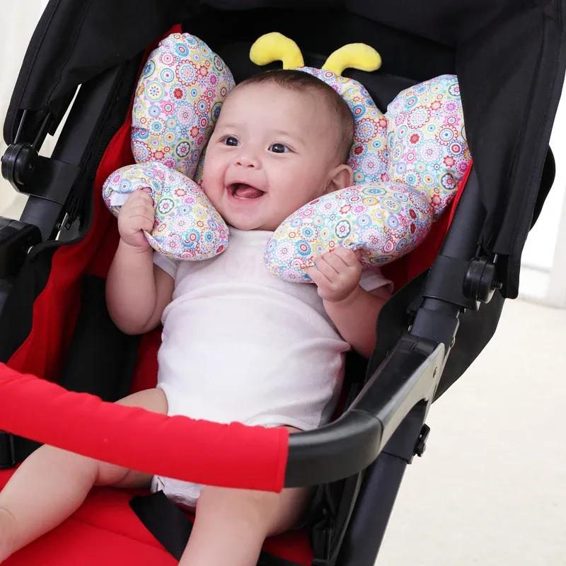 枕ベビーカーネックピローカーシート新生児ヘッドプロテクター枕旅行車安全首のサポートクッションヘッドレストアクセサリー
