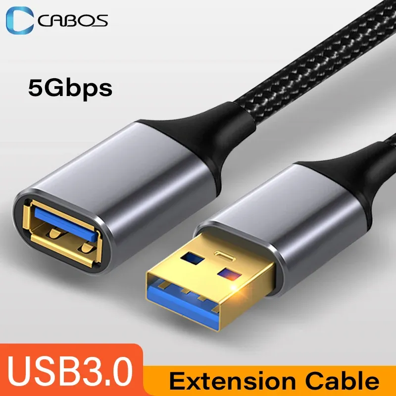 Accessoires Câble d'extension USB USB 3.0 Male mâle à la femme Extender Corde pour Smart TV PS4 PS3 Xbox One SSD Ordinateur d'ordinateur portable Câble de données d'extension