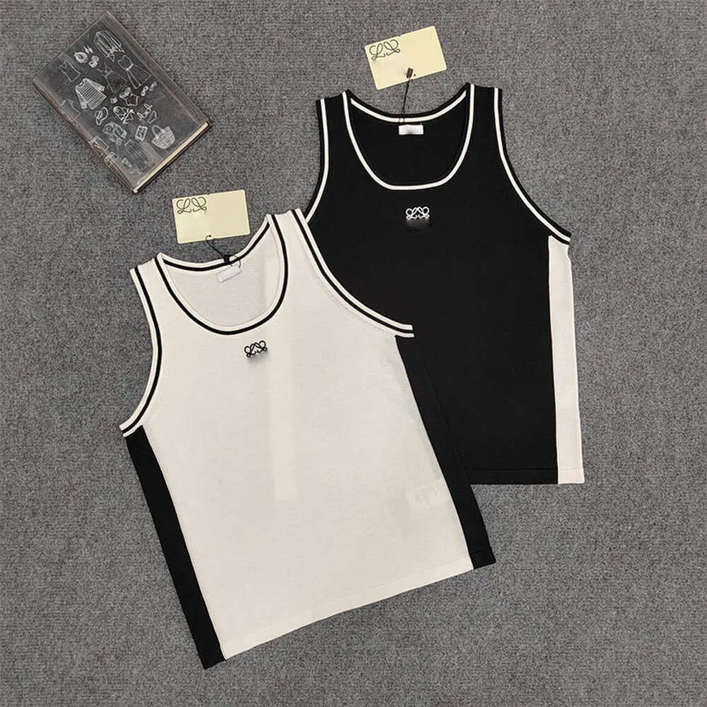 Loewve Tank Top Designer Vest Luxury Fashion Seveless Womens Tanks Camis High Luxury Small Frabrant Wind Tank Top Cotton Sexy Vest