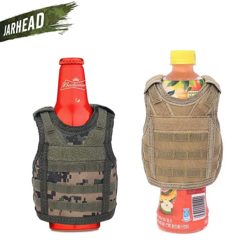 Sacs Tactical Mini MOLLE BIERE HUNTING VILLIAGE MILIATION MINIATION VIETS DE BOUTEUR DE BOUTEUR DE COFFORME BOUTEILLE ALIGNABLE (2PC / LOT)