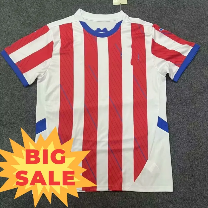 2024 25 Paraguay Soccer Jersey 24 Copa America Camisa Home Away Football Shirts Kit Size S-4XL red white away blue T ShirtS men kids Short sleeve custom uniform adult