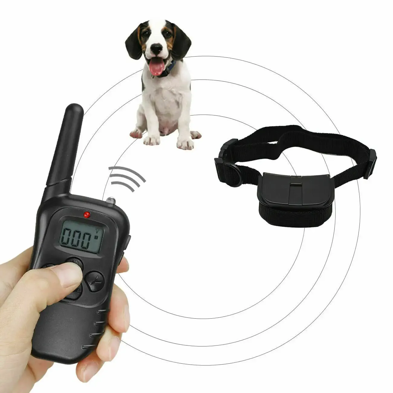 Kragen 998D Nieuwe slimme schokkraag voor honden waterdichte oplaadbare honden elektrische trainingskraag met afstandsbediening voor kleine middelgrote grote d