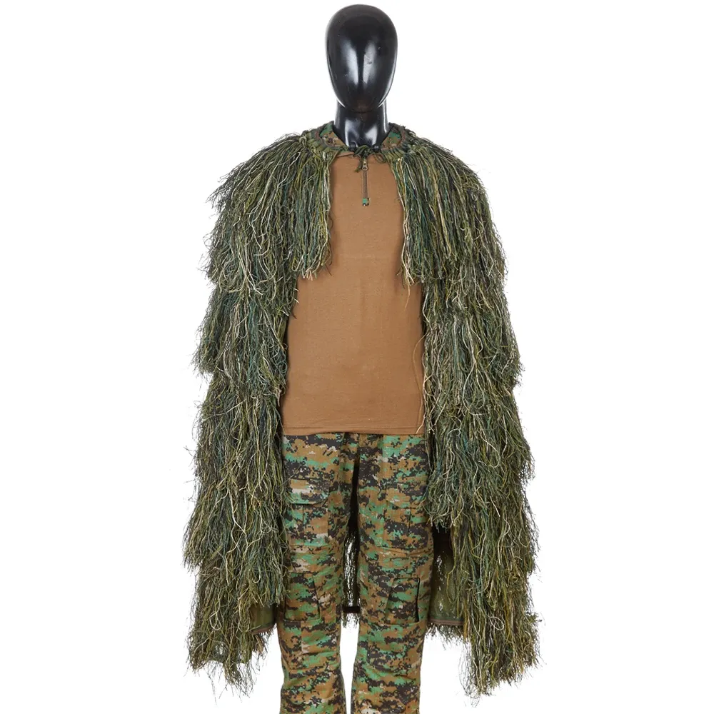 Accessories Stealth Cloak Ghillie Suit Army Fan Cs Field Combat Training Camo Clothing Outdoor Shooting Hunting Military Tactical Clothes