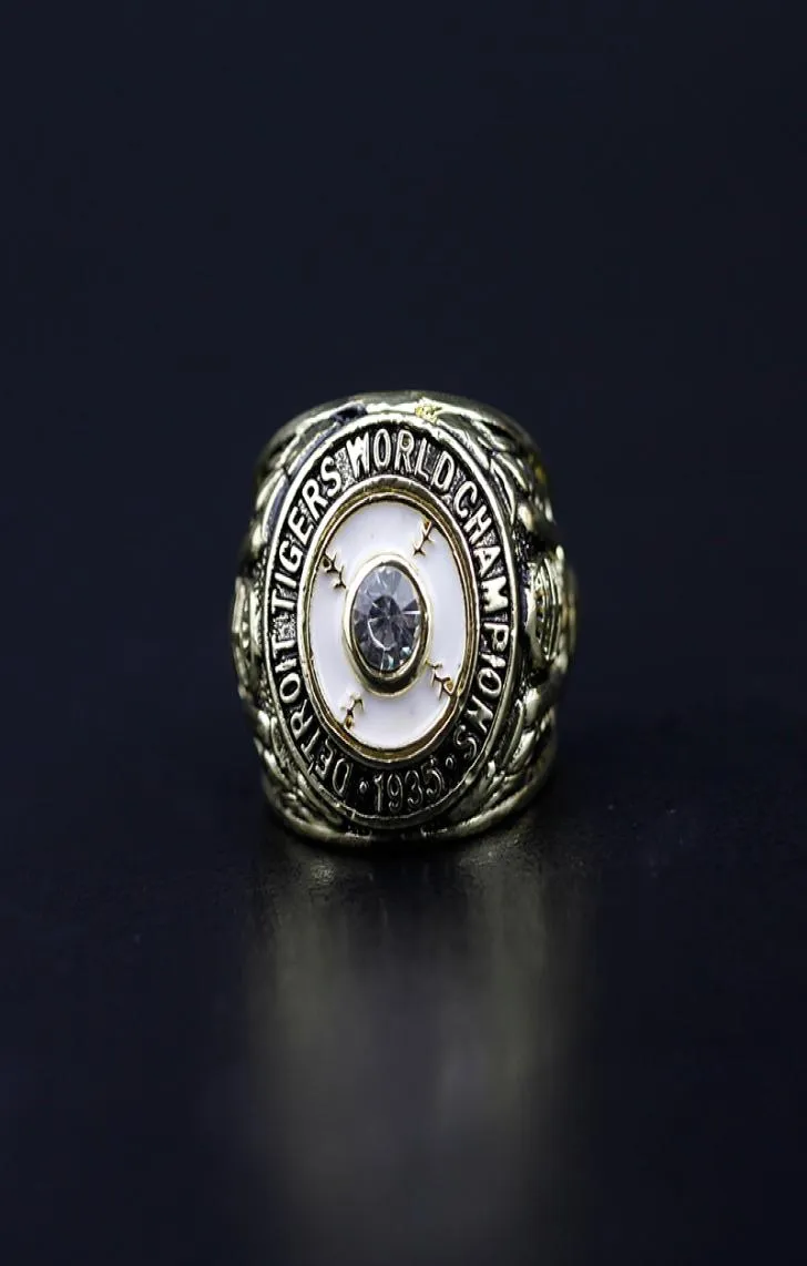 1935 Detroit Tiger Championship Ring Ring Ring Men039s Birthday Gift Fan Pougenia1040534