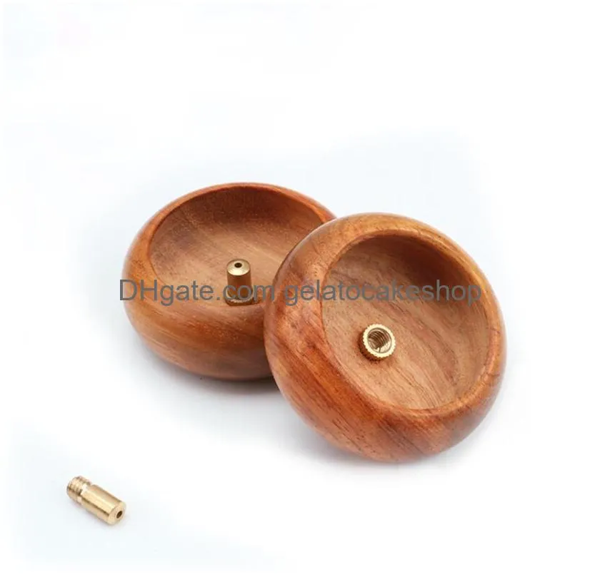 Other Home Garden Mini Round Wooden Incense Stick Buddhist Articles Bowl Type Holder