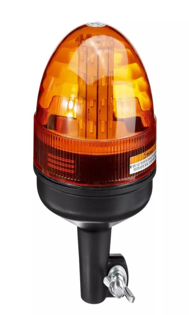 Amber 40 LED 12V24V緊急警告フラッシュストロボ回転トラクターライトビーコン回復警告信号light1112524