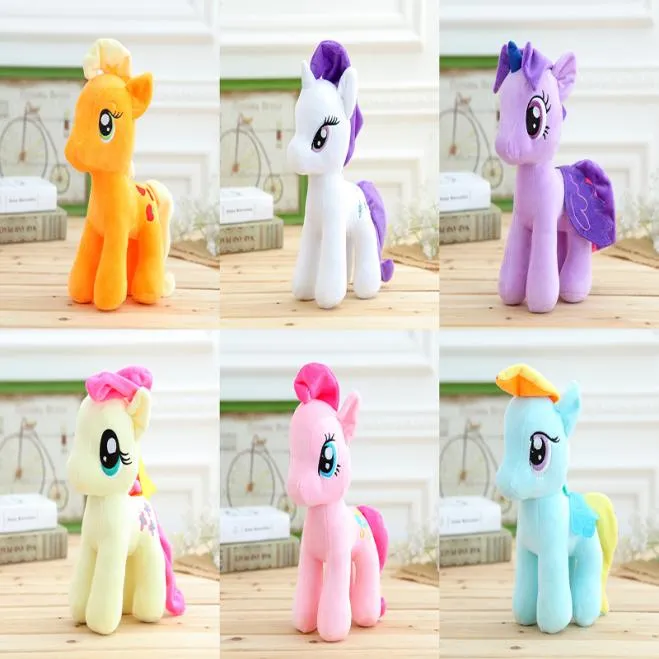 Unicorn Plush Toys 25 cm de pelúcia My Toy CollectionD Edition Enviar Ponies Spike para crianças Presentes de Natal 6227940