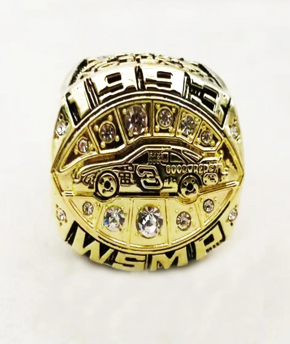 Rozmiar 615 Whole Men Biżuteria mody 1993 NASCAR Race Championship Ring Alind Sports Fani Kolekcja pamiątek świątecznych Friend5811962